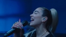 Dua Lipa performing Don't Start Now